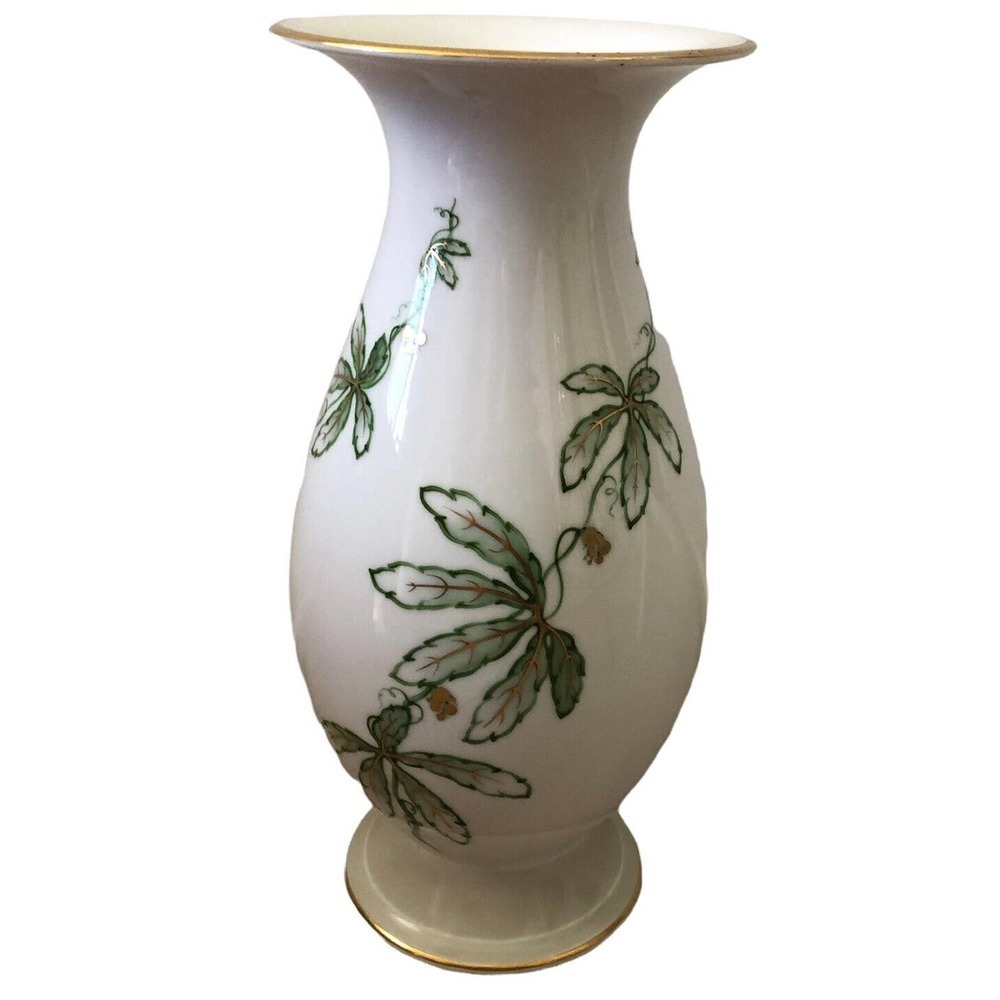 Heinrich & Co Hand Painted Vase 1920s Selb Bavaria Artist Signed A Dassler 12.5”
